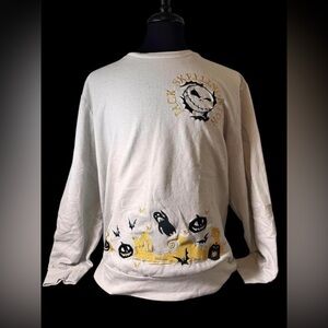 Disney Jack Skellington Halloween Embroidered Sweatshirt - Size XXL